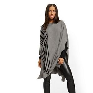 STRIPE PONCHO